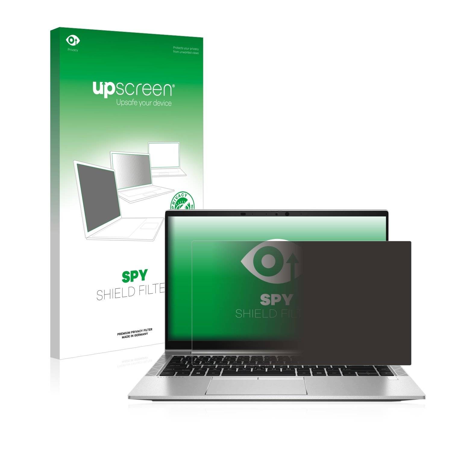 upscreen Blickschutzfilter für HP EliteBook 845 G8 Blaulichtfilter Sichtschutz Privacy Anti Spy abnehmbar