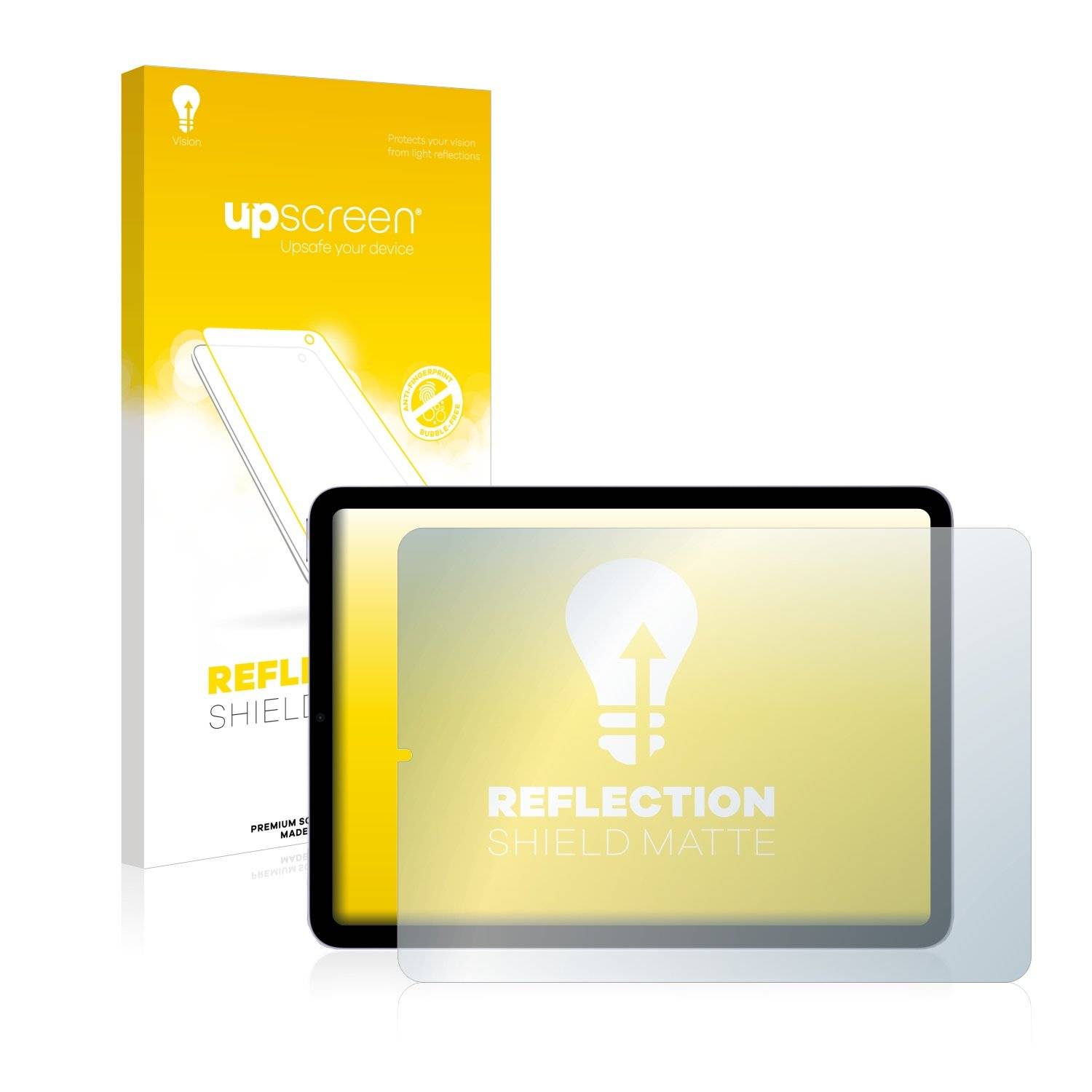 upscreen Reflection Shield Matt Schutzfolie für Apple iPad Air 5 WiFi Cellular 2022 (5. Gen.)