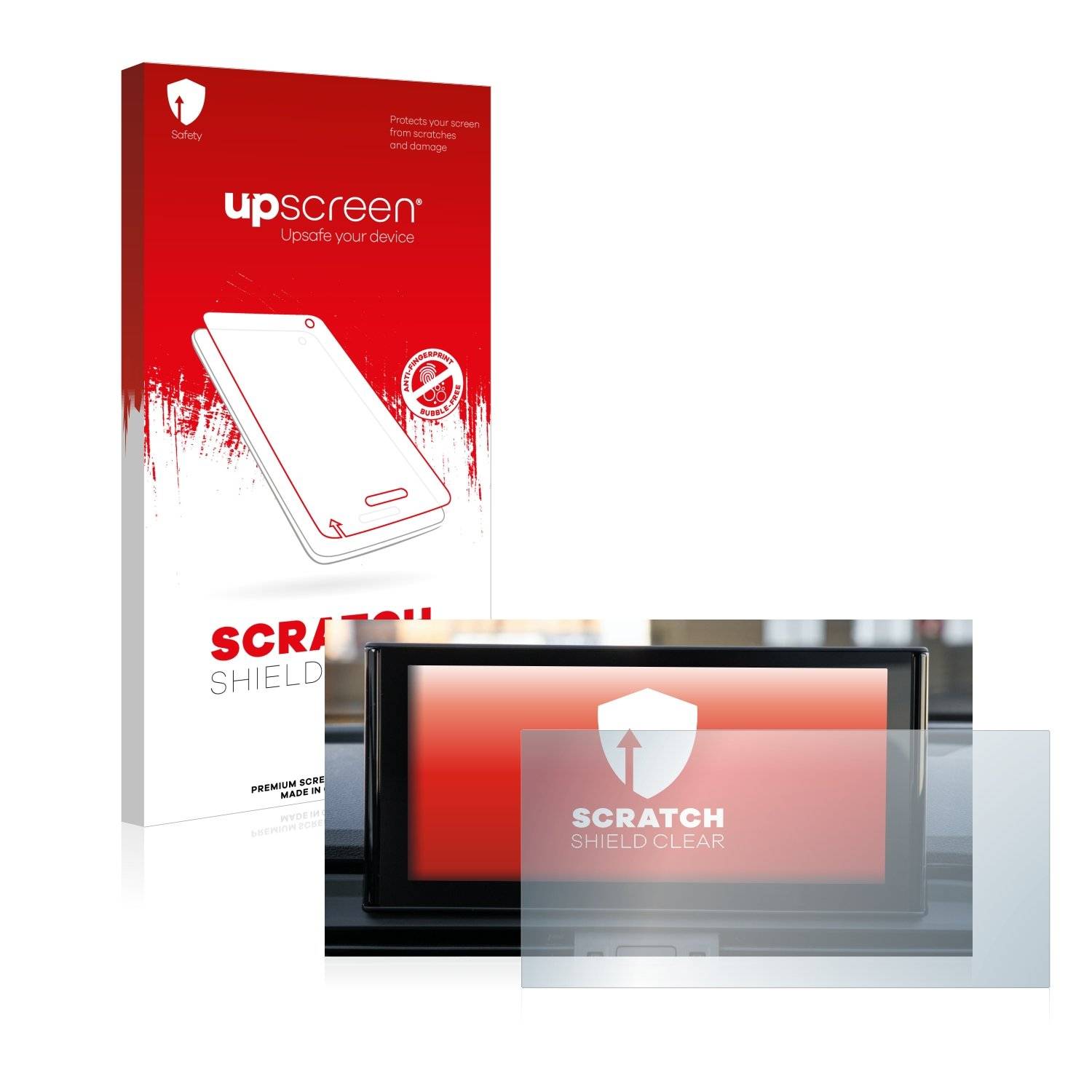 upscreen Scratch Shield Schutzfolie für Audi Q5 2021 MMI Navigation Plus 10.1