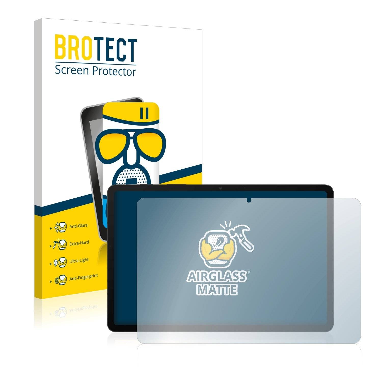 BROTECT AirGlass Matt Glas Panzer Folie für Samsung Galaxy Tab S8 WiFi