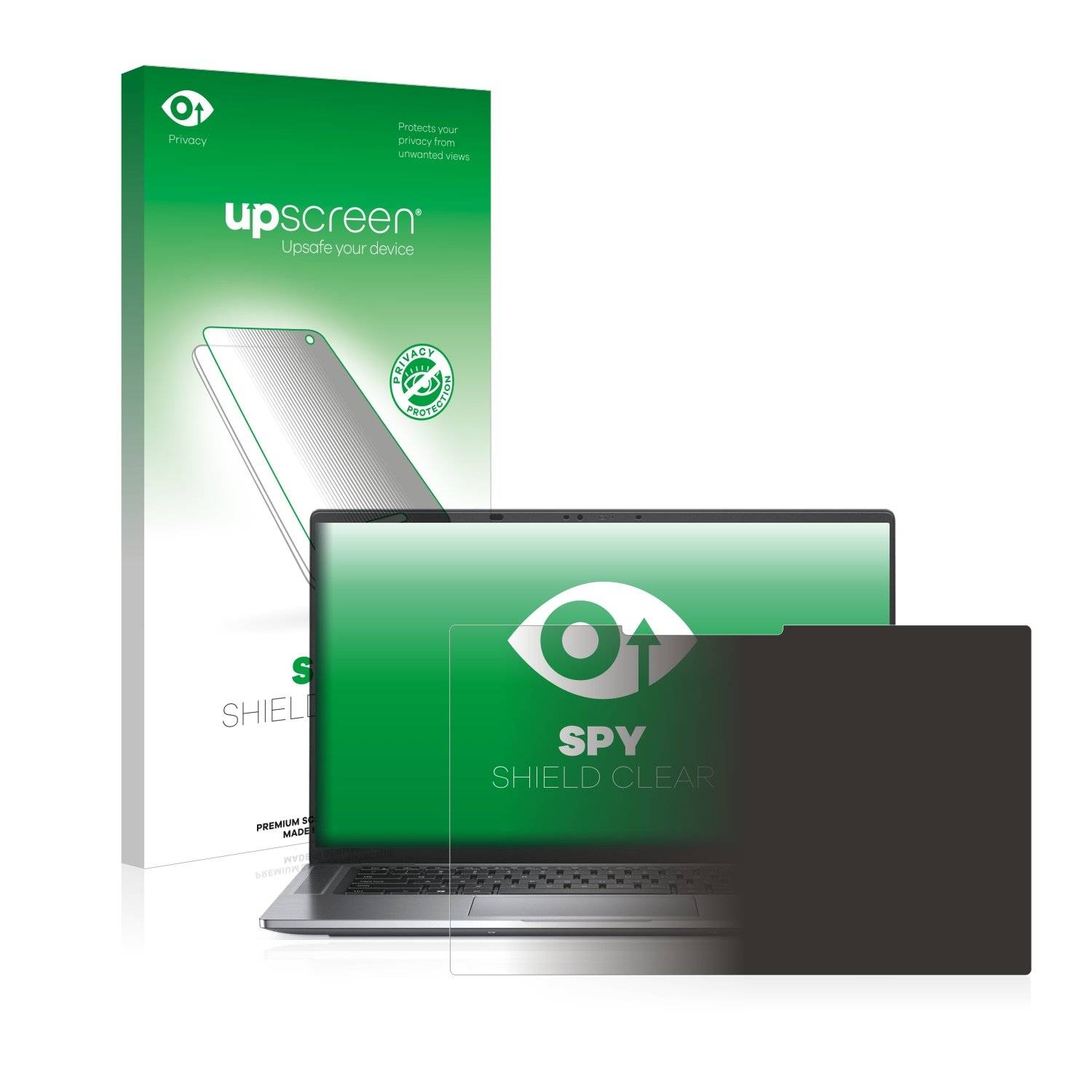 upscreen Blickschutzfolie für Dell Latitude 9520 Anti-Spy Privacy Blaulichtschutz Sichtschutzfolie