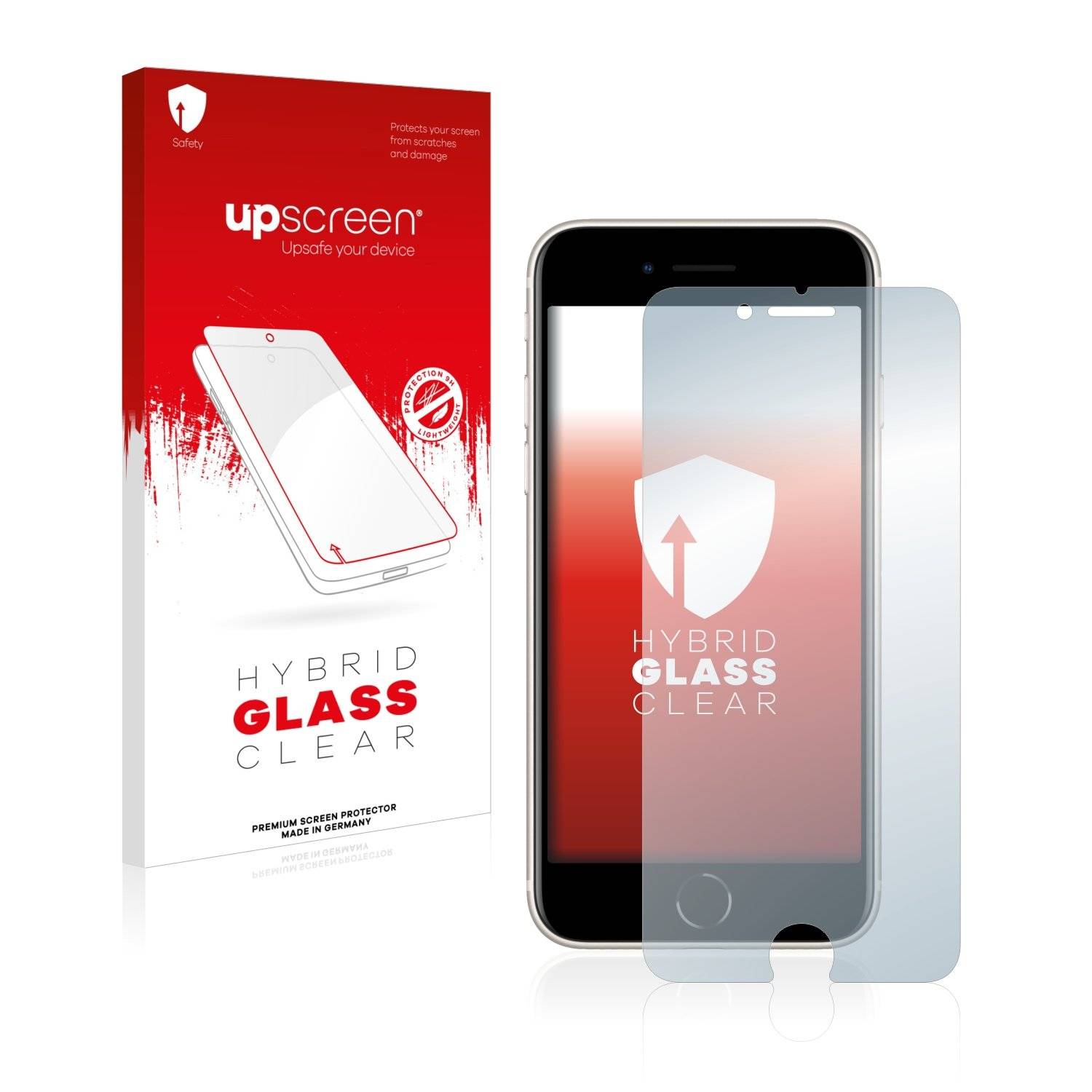 upscreen Hybrid Glas Schutz-Folie für Apple iPhone SE 3 2022