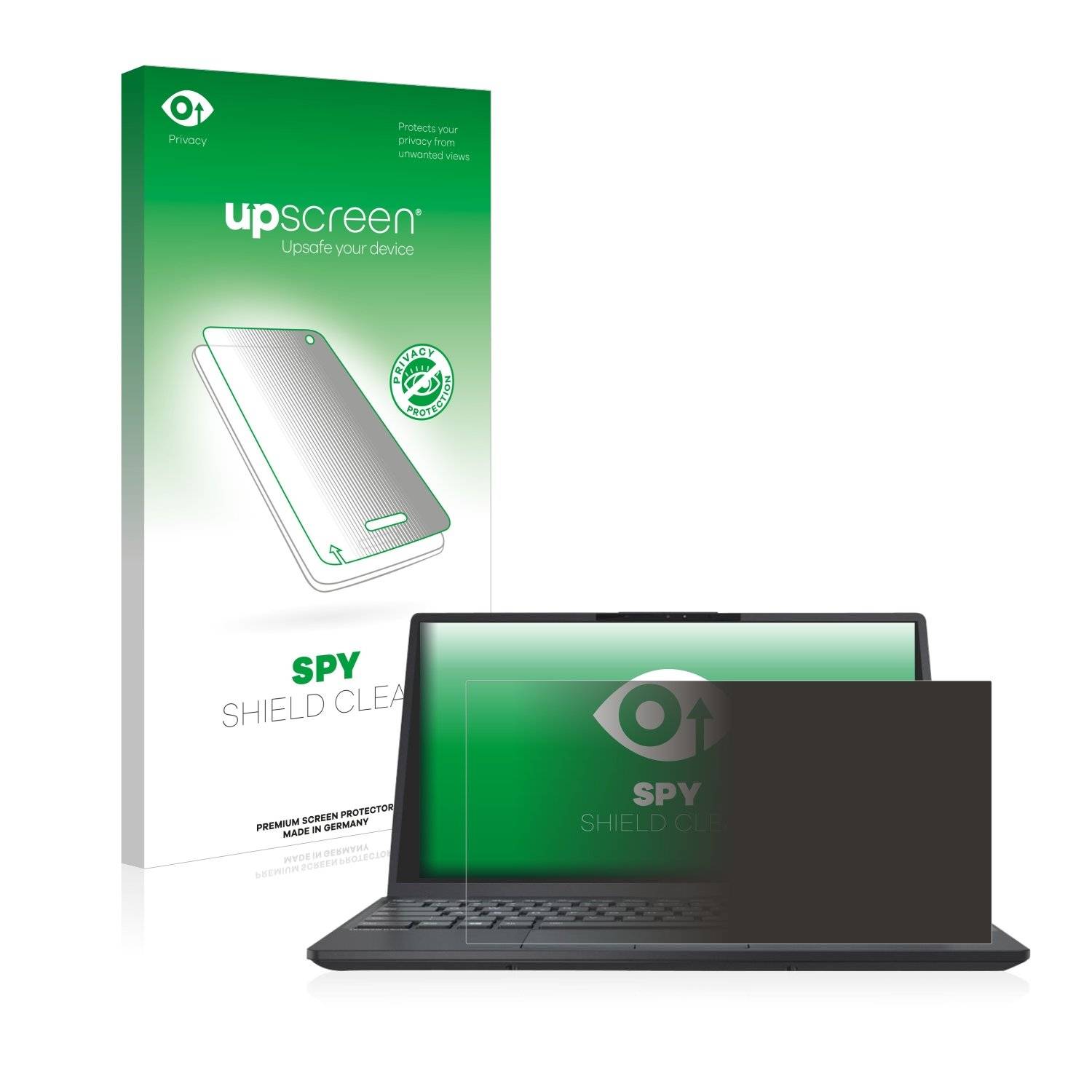 upscreen Blickschutzfolie für Fujitsu Lifebook U9311 Anti-Spy Privacy Blaulichtschutz Sichtschutzfolie