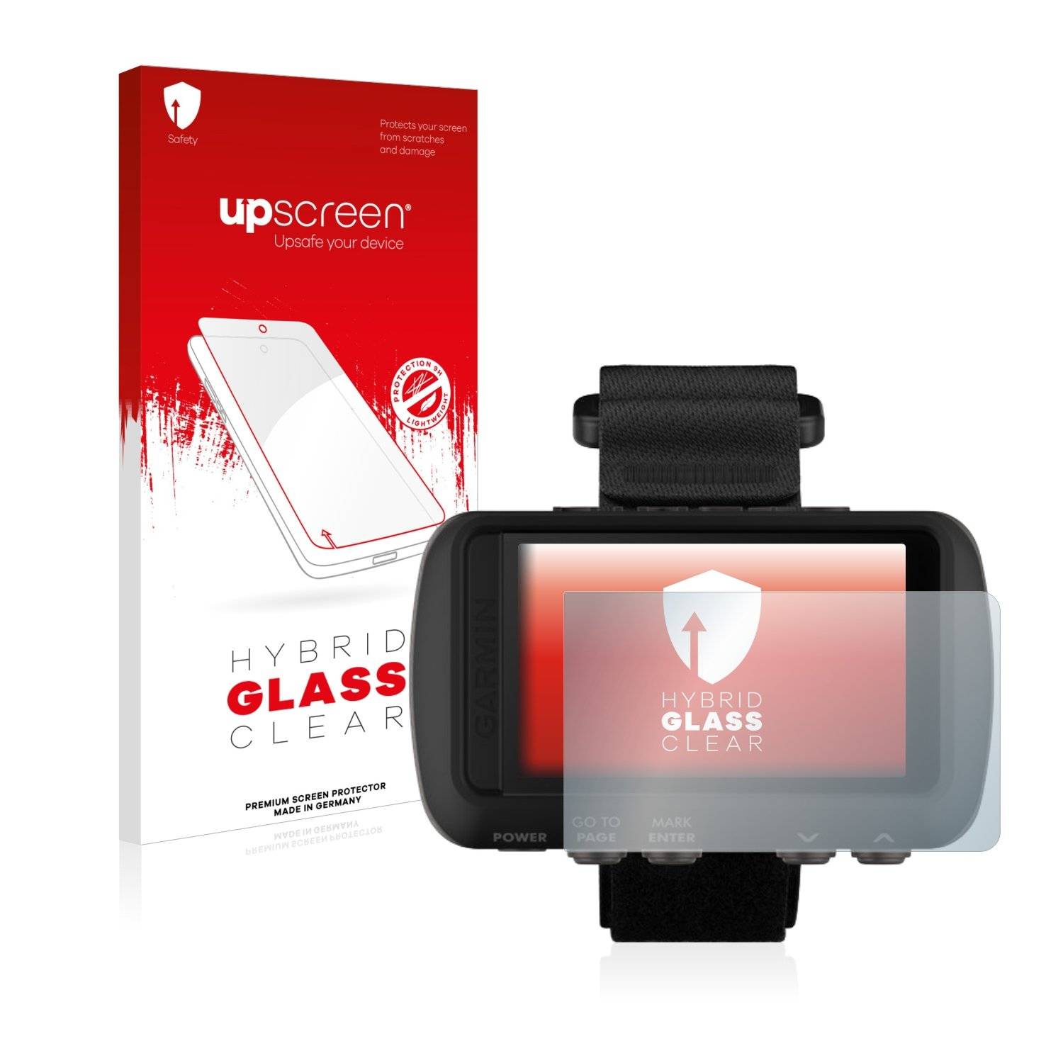upscreen Flexible Schutz Glas Folie für Garmin Foretrex 601 Schutzglas 9H Hybridglas Klar