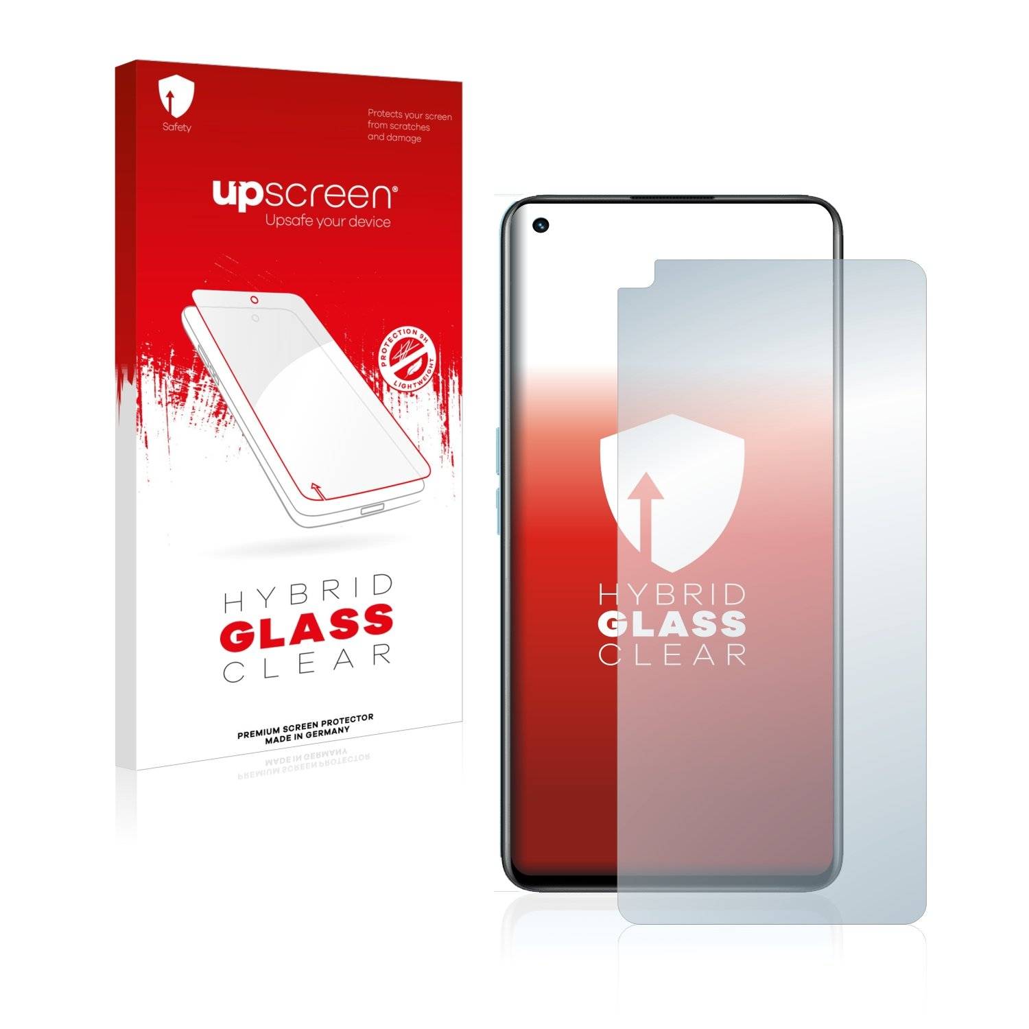 upscreen Flexible Schutz Glas Folie für realme GT 2 Schutzglas 9H Hybridglas Klar