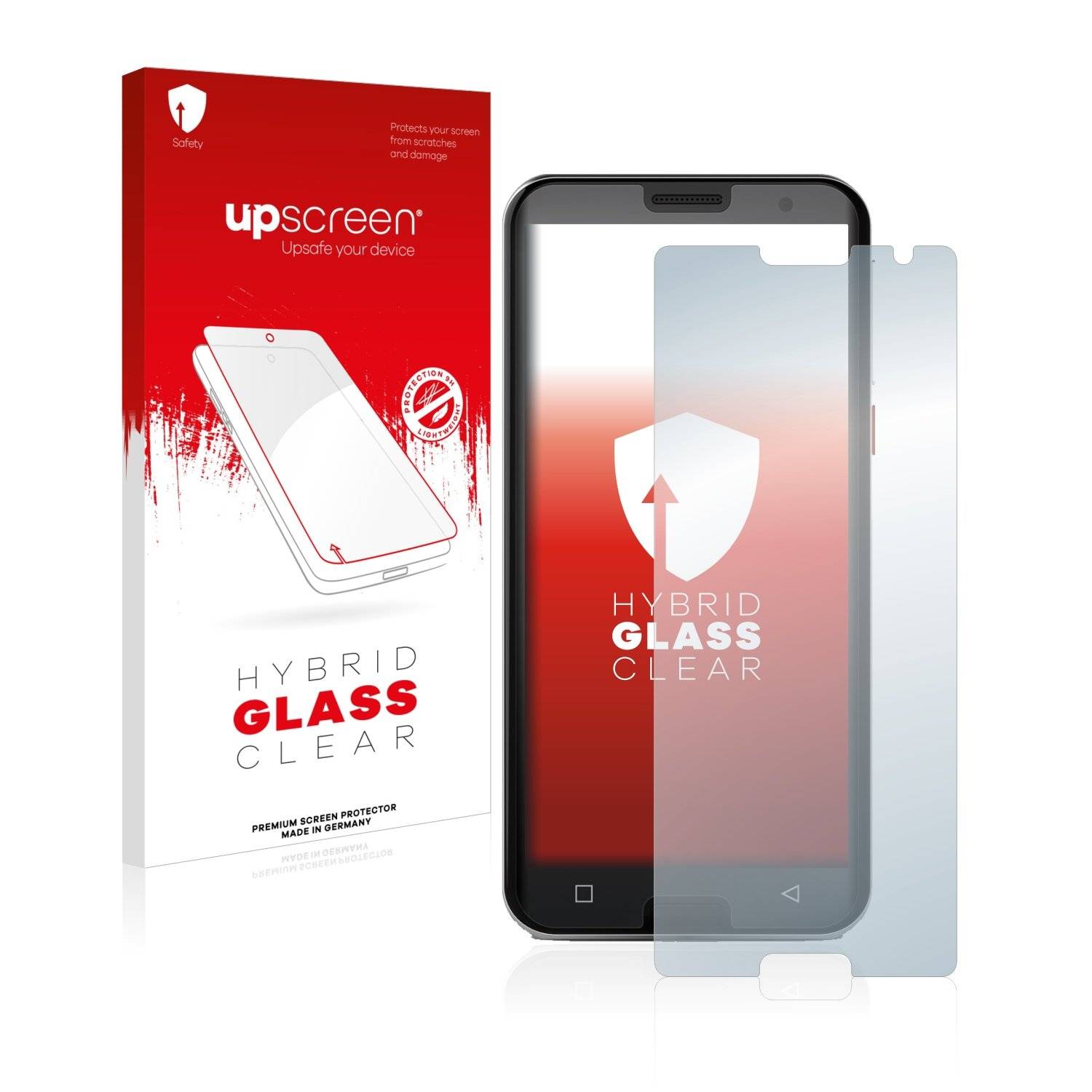 upscreen Flexible Schutz Glas Folie für Emporia Smart 5 Schutzglas 9H Hybridglas Klar