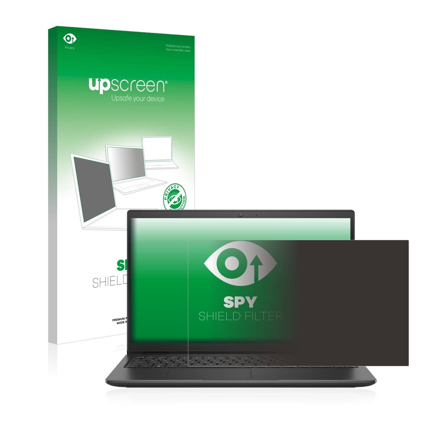 upscreen Blickschutzfilter für Dell Latitude 3520 Blaulichtfilter Sichtschutz Privacy Anti Spy abnehmbar