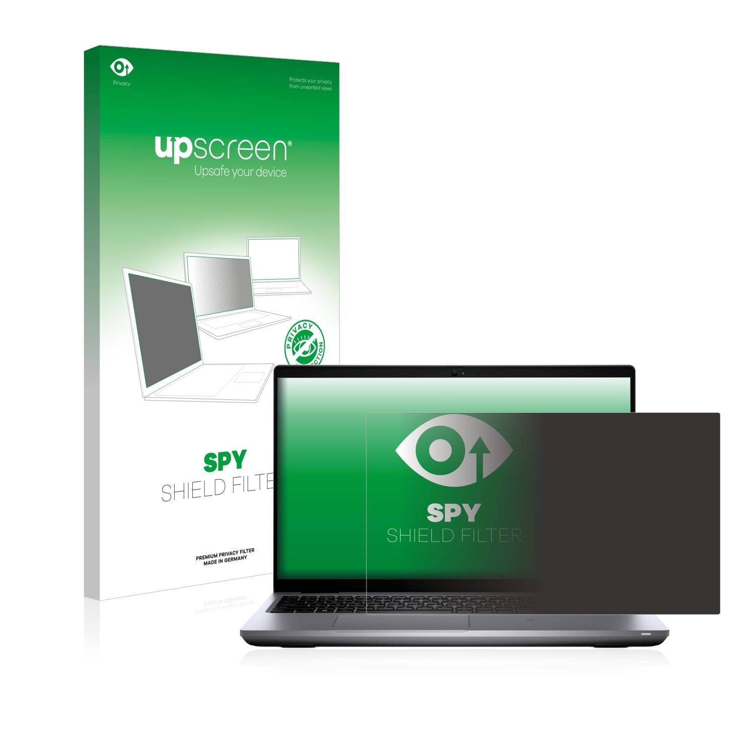 upscreen Blickschutzfilter für Dell Latitude 5521 Blaulichtfilter Sichtschutz Privacy Anti Spy abnehmbar
