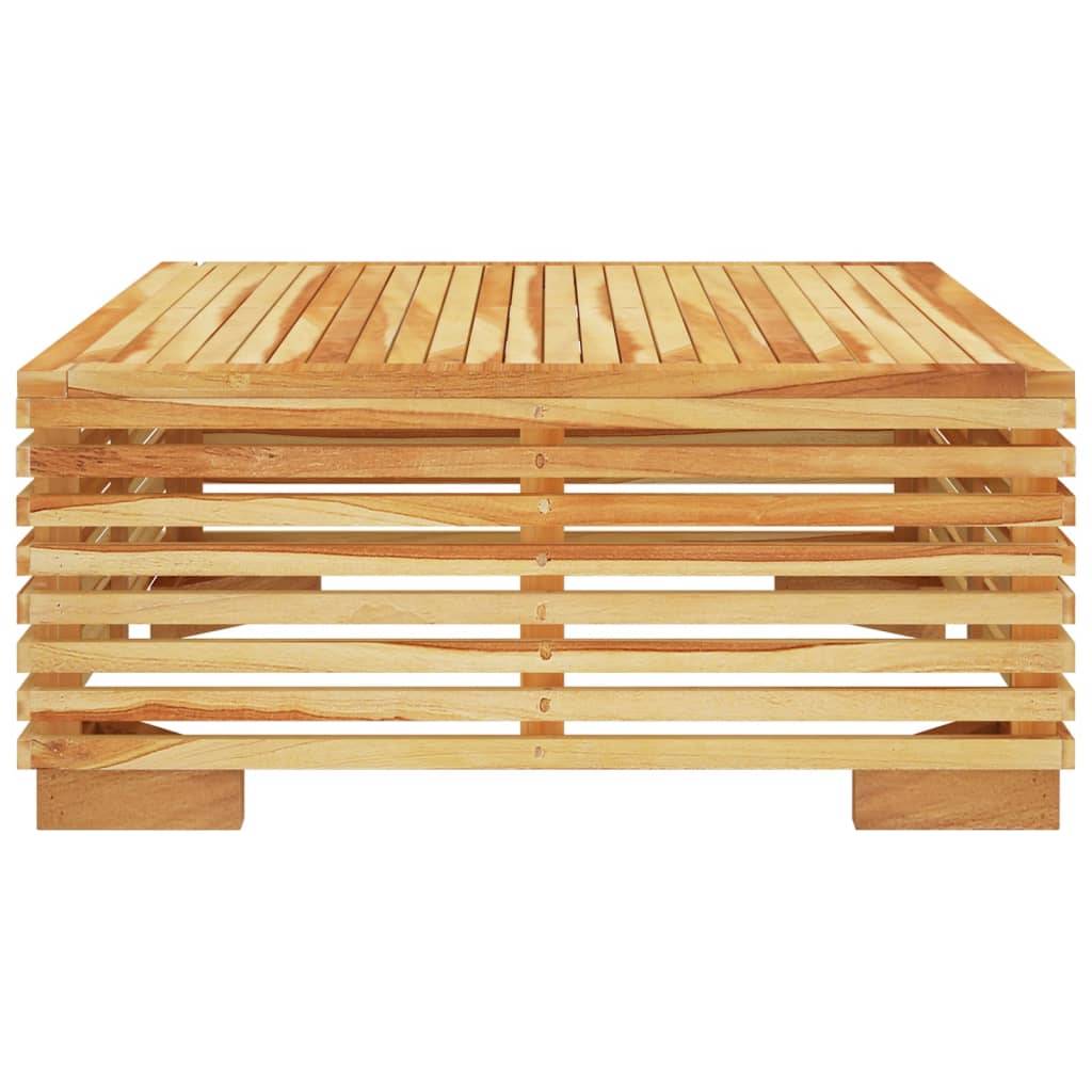 vidaXL Garten-Couchtisch 69,5x69,5x31 cm Massivholz Teak