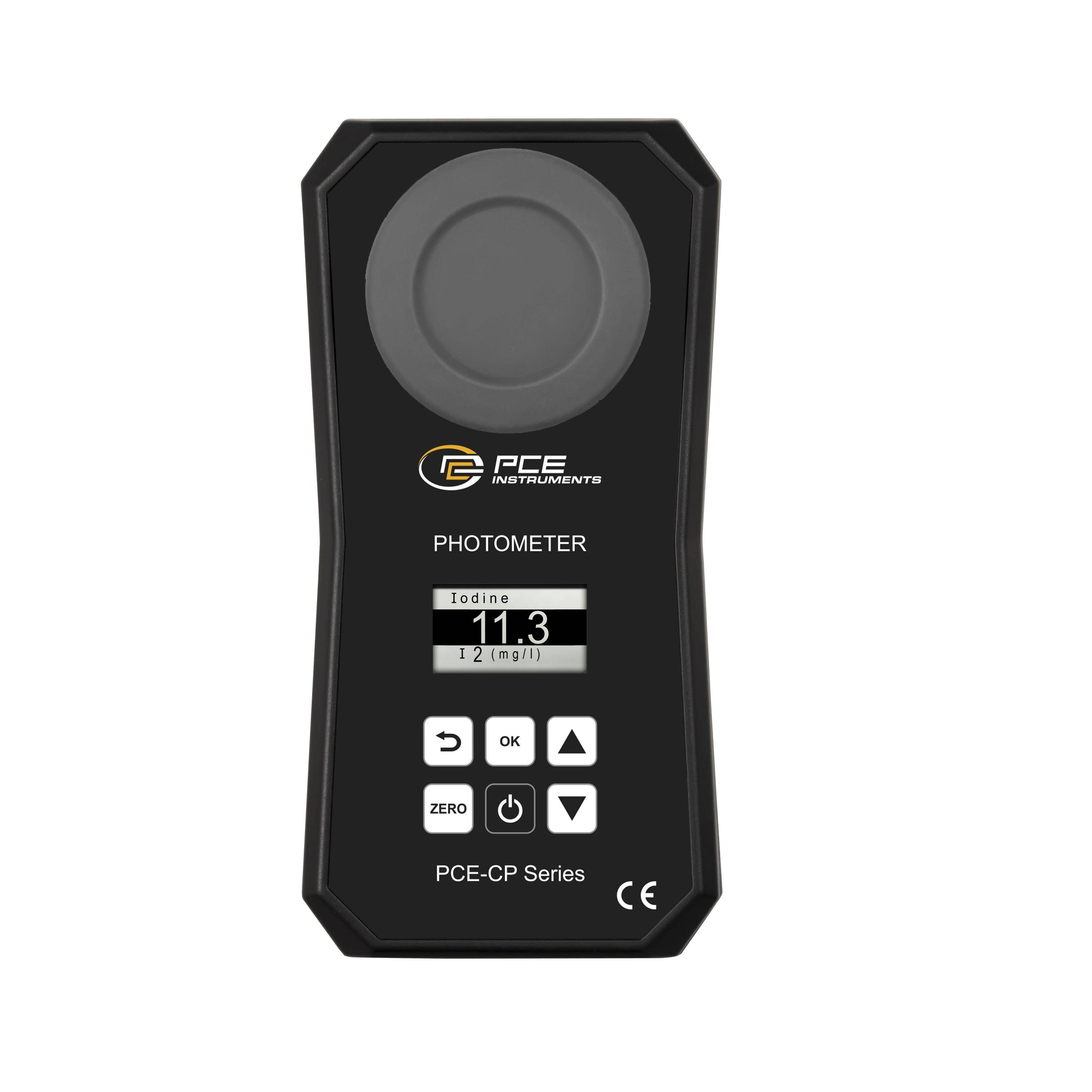 PCE Instruments PCE-CP 21 Chlorphotometer pH-Wert, Eisen, Cyanursäure, Chlor-Ionen-Konzentration, Brom