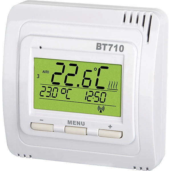 Funk-Raumthermostat BT710, Sender mit Digitalanzeige, bis zu 9 Empfänger., 651777 49, Thermostat Funk-Raumthermostat BT710, Sender mit Digitalanzeige, bis zu 9 Empfänger., 651777 49, Thermostat