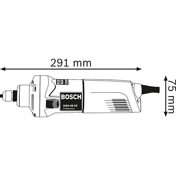 Bosch Professional GGS 28 CE 0601220100 Geradschleifer 650 W