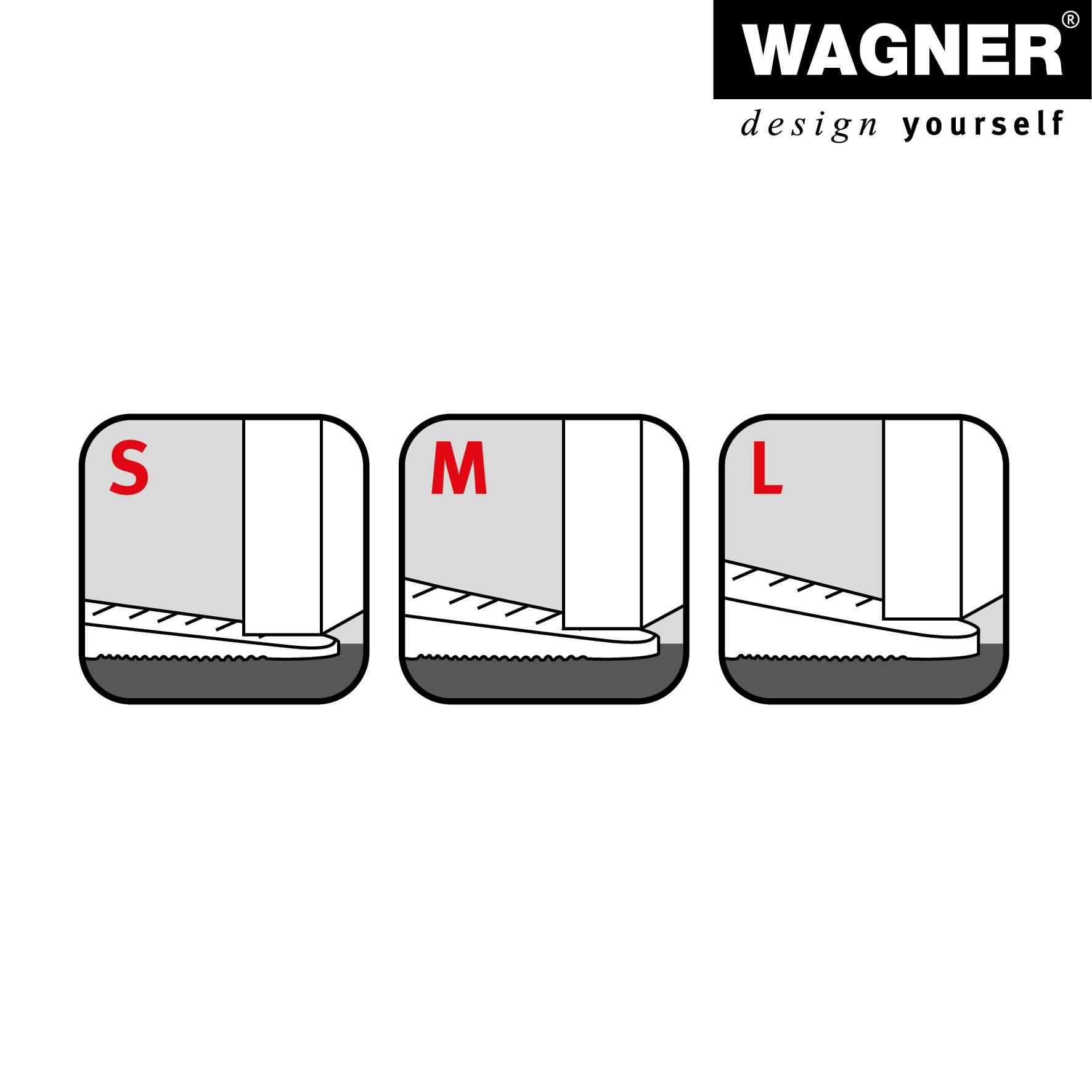 WAGNER Türstopper 3STOP CLEAR - Ø 110 x 20 mm, Kunststoff Elastomer, transparent, 3 Keilhöhen, Awards - 15698501