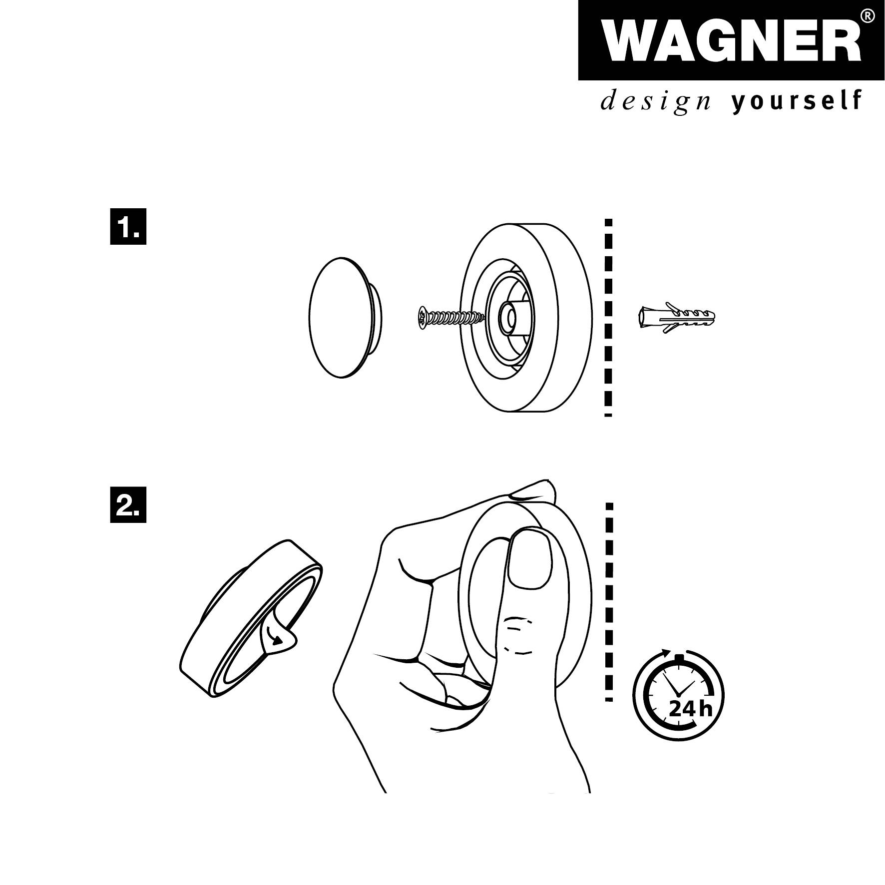 Wagner design yourself EH 5141 Türstopper Zinkdruckguss Vollgummi
