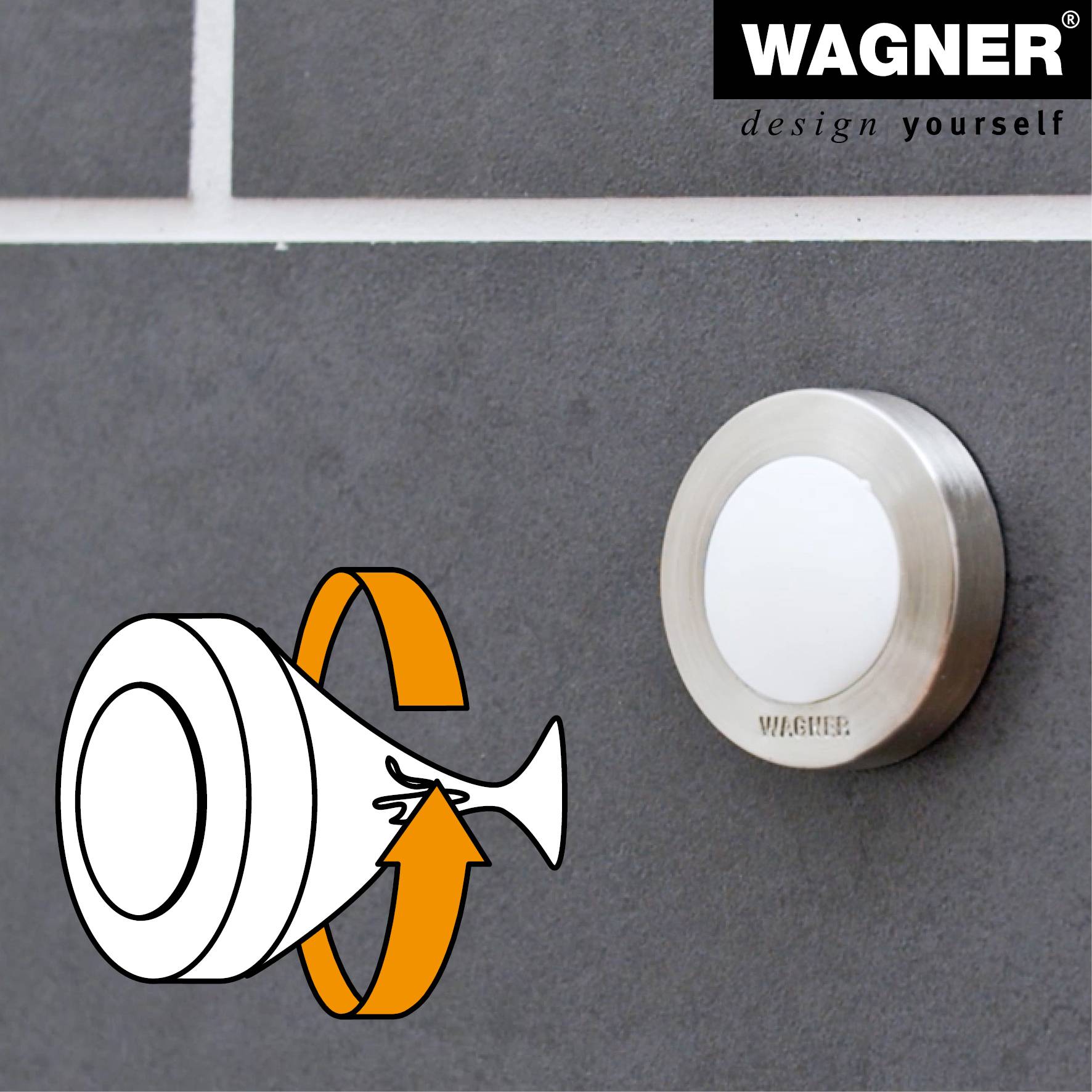 Wagner design yourself EH 5141 Türstopper Zinkdruckguss Vollgummi
