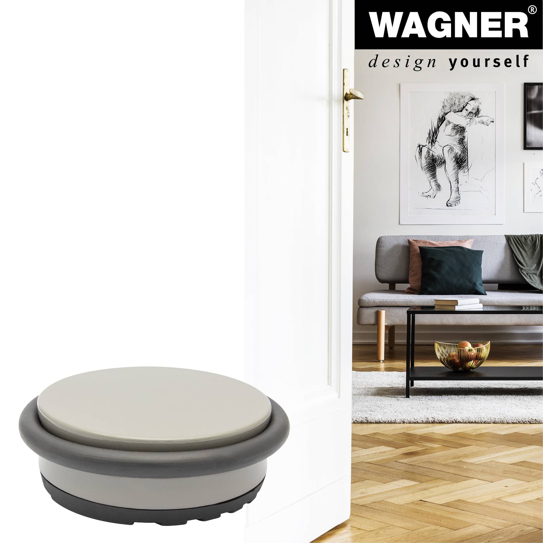 Wagner design yourself EH 5001 Türstopper Zinkdruckguss Kunststoff (15516701)