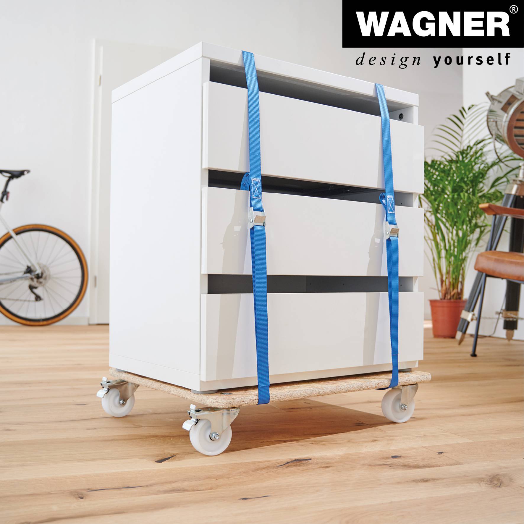 Wagner design yourself Spanngurte MM 1016 blau 2.5 m 2 St. 20101600