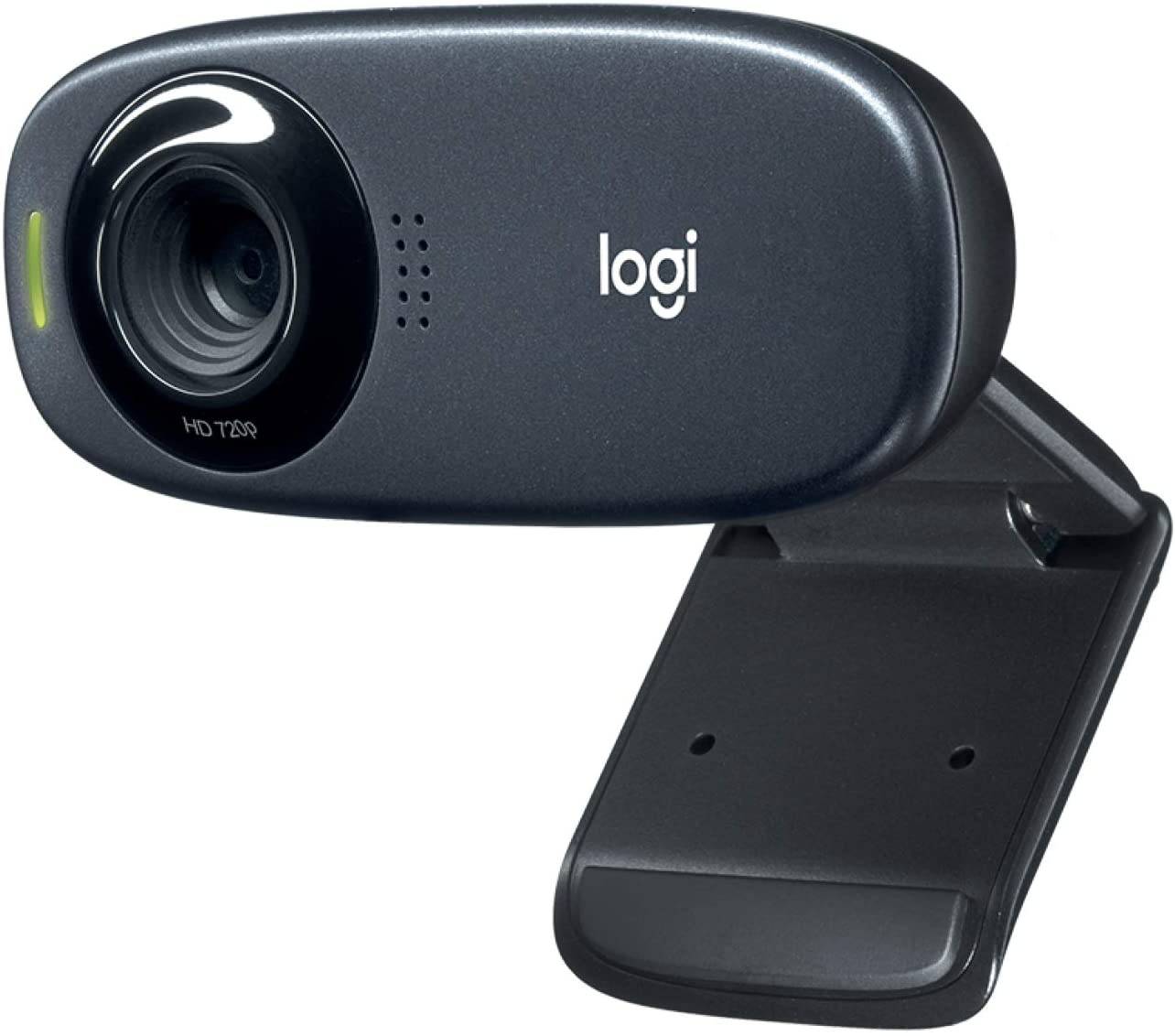 Logitech C310 HD-Webcam 1280 x 720 Pixel Standfuß, Klemm-Halterung