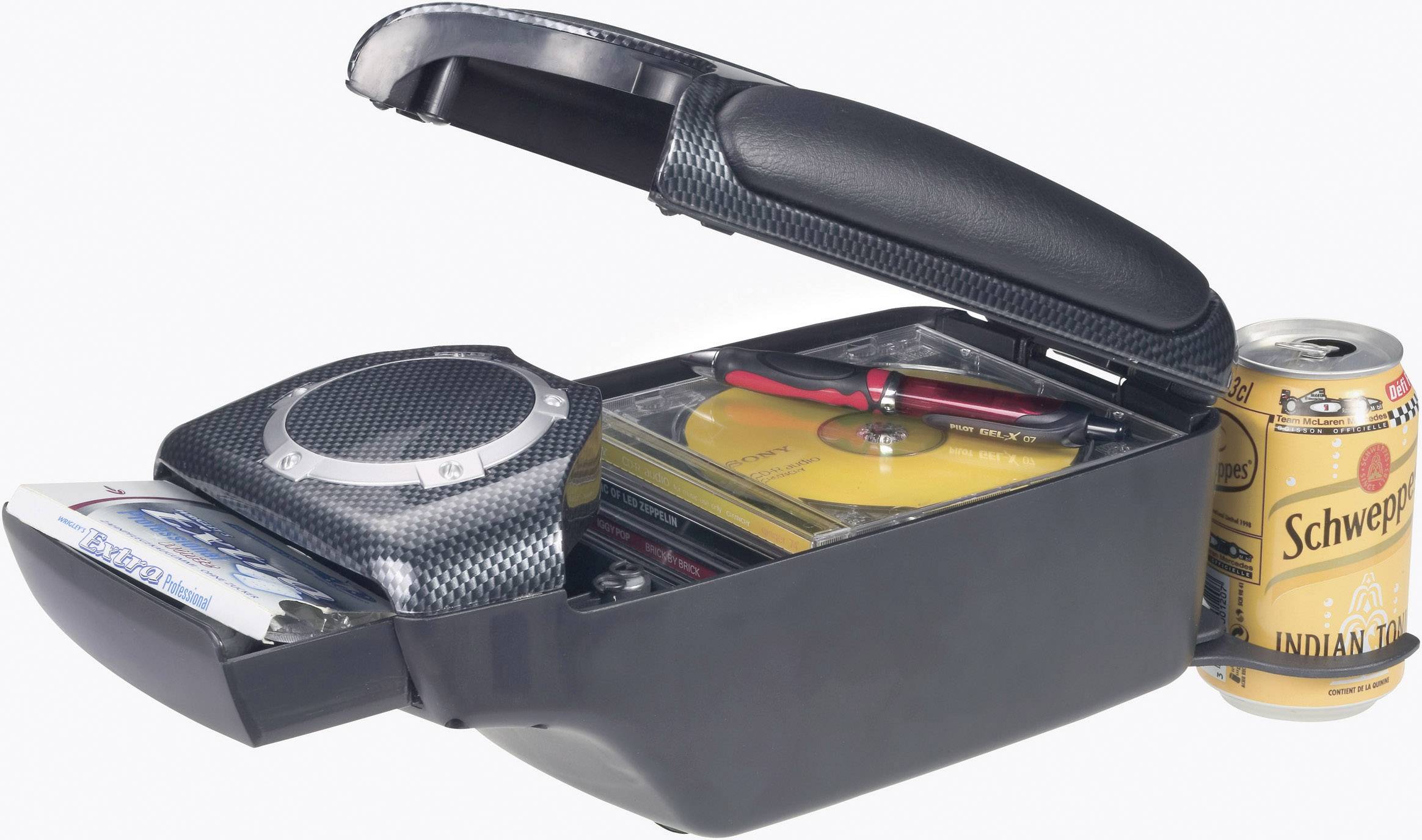 HP Autozubehör Luxus Mittelarmlehne Carbon