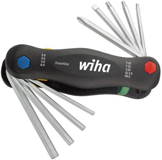 Klapphalter gemischt 9-tlg. PocketStar Wiha | 4010995252939