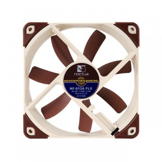 Noctua NF-S12A FLX - Gehäuselüfter - 120 mm
