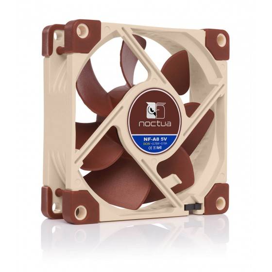 Noctua NF-A8 5V PC-Gehäuse-Lüfter Braun (B x H x T) 80 x 80 x 25 mm