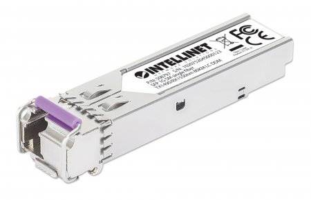 INTELLINET Gigabit SFP-Modul / Mini-GBIC Transceiver WDM bidirektional für