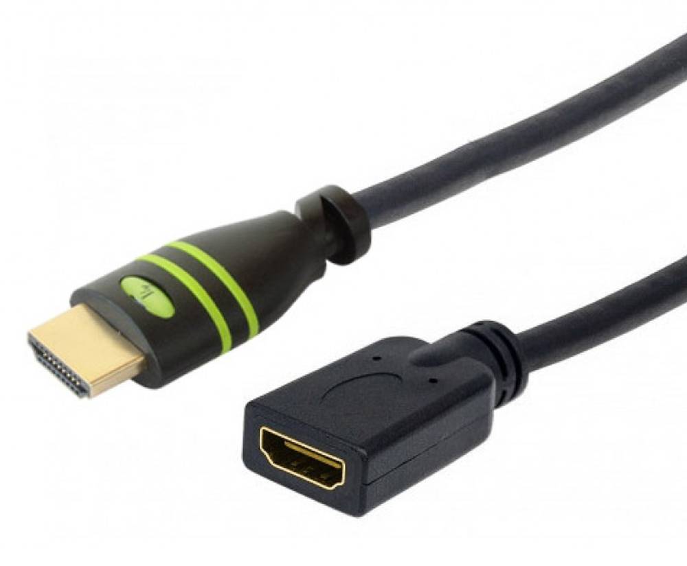 TECHly - Highspeed - HDMI-Verlängerungskabel mit Ethernet
