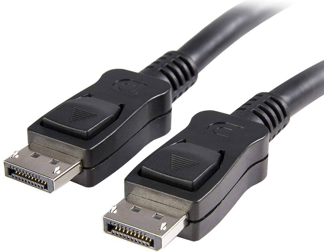 DisplayPort Anschlusskabel, St./St., 1m, schwarz