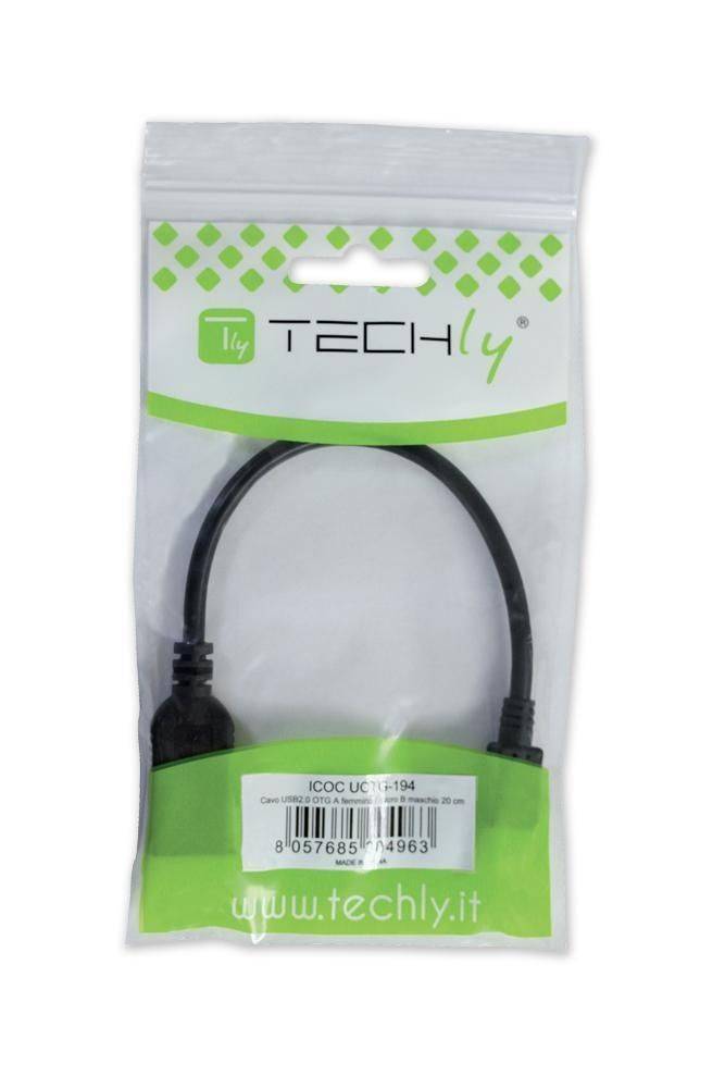Techly Video Splitter Cable HDMI M to 2 x HDMI F