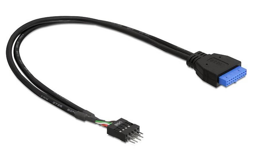 Delock - USB-Kabel - 19-poliger USB 3.0 Kopf (W)