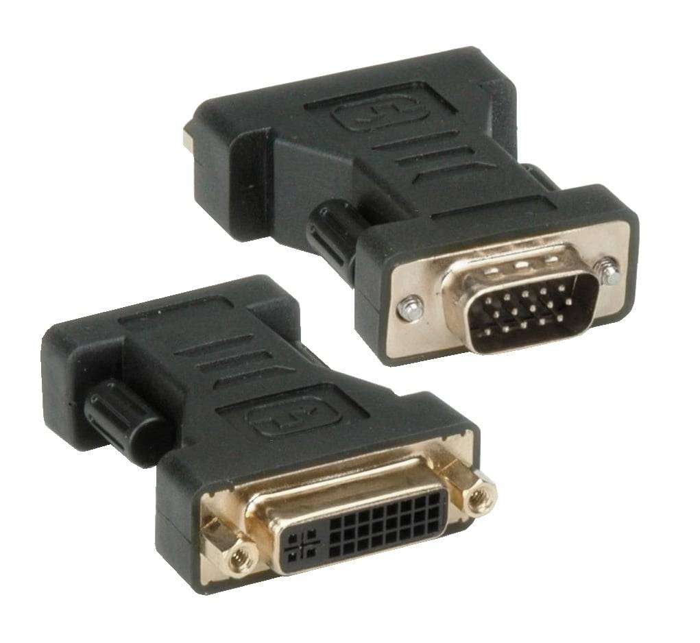 techly - Display-Adapter - HD-15 (VGA) (M) bis DVI-I (W)