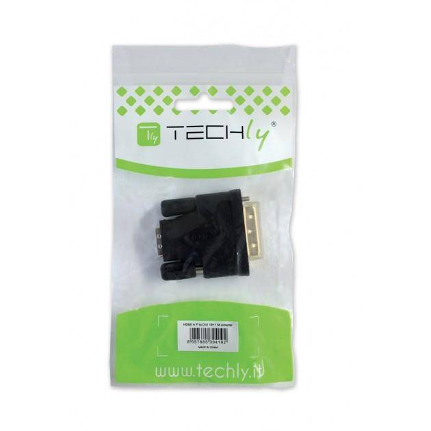 techly - Display-Adapter - HD-15 (VGA) (M) bis DVI-I (W)