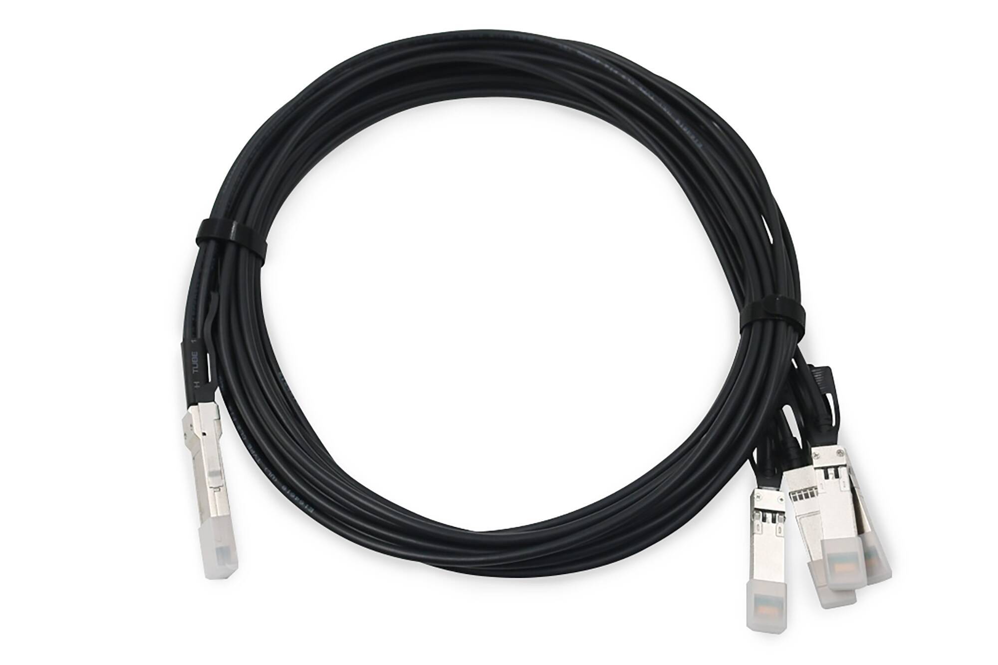 Digitus DN-81325 Glasfaser / SFP+ LWL, Computer Anschlusskabel [1x QSFP+ - 4x SFP+] 5 m
