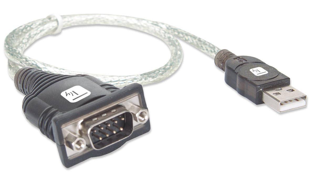 TECHly USB 2.0, Seriell Adapter [1x USB 2.0 Stecker A - 1x D-SUB-Stecker 9pol.] IDATA-USB-SER-2T 45.00 cm