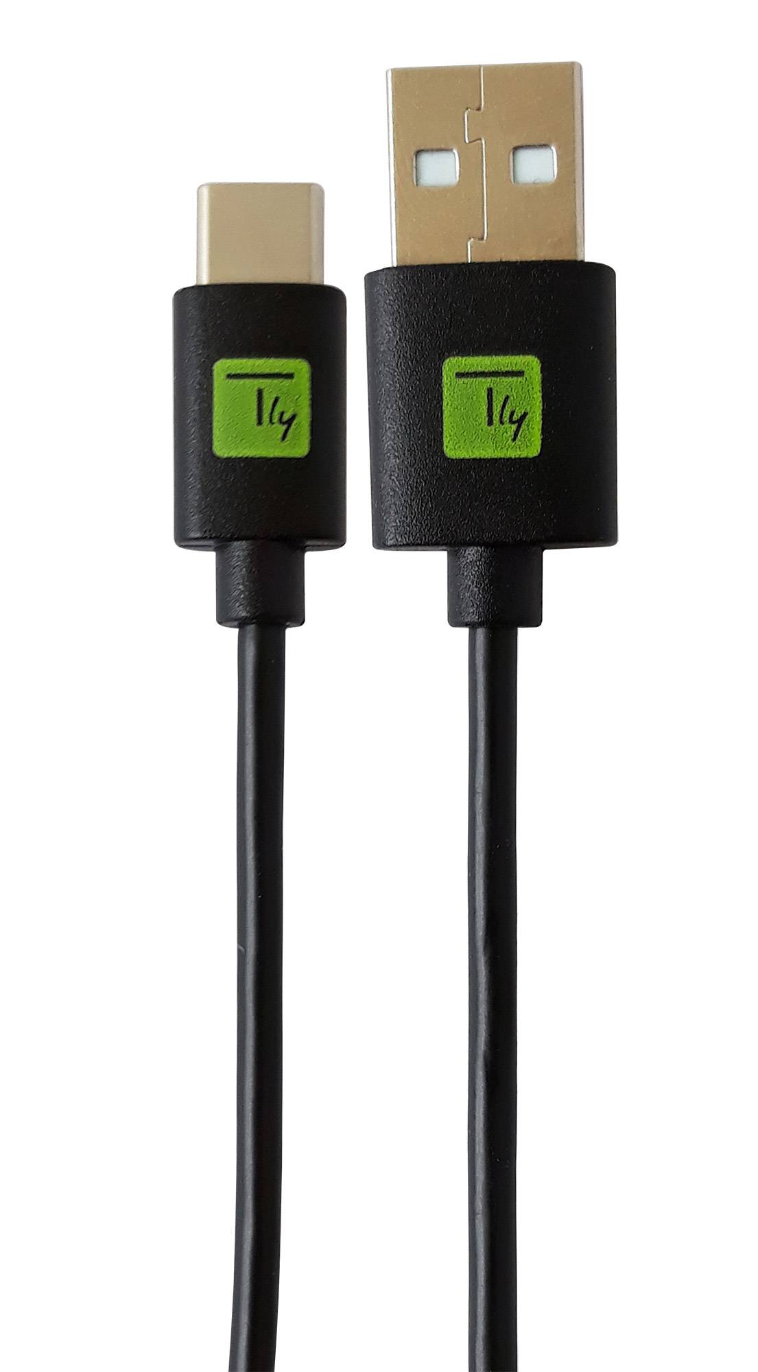 Techly USB2.0 Kabel ST Typ-A - ST Typ-C schwarz, 0.1m