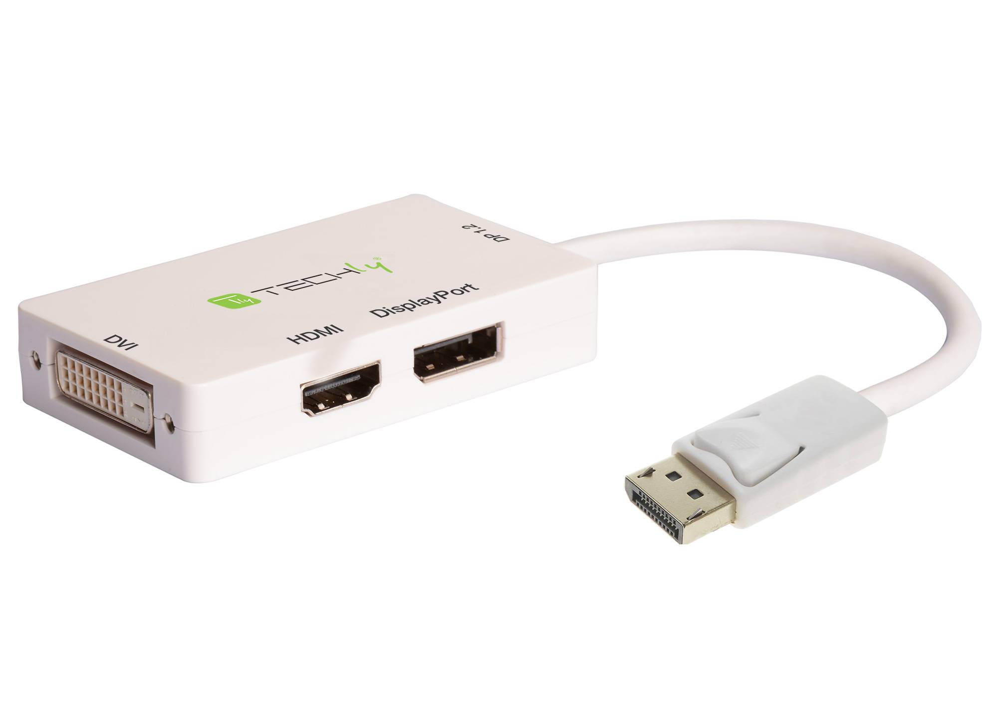Techly Adapter - DisplayPort auf DVI/HDMI/DisplayPort