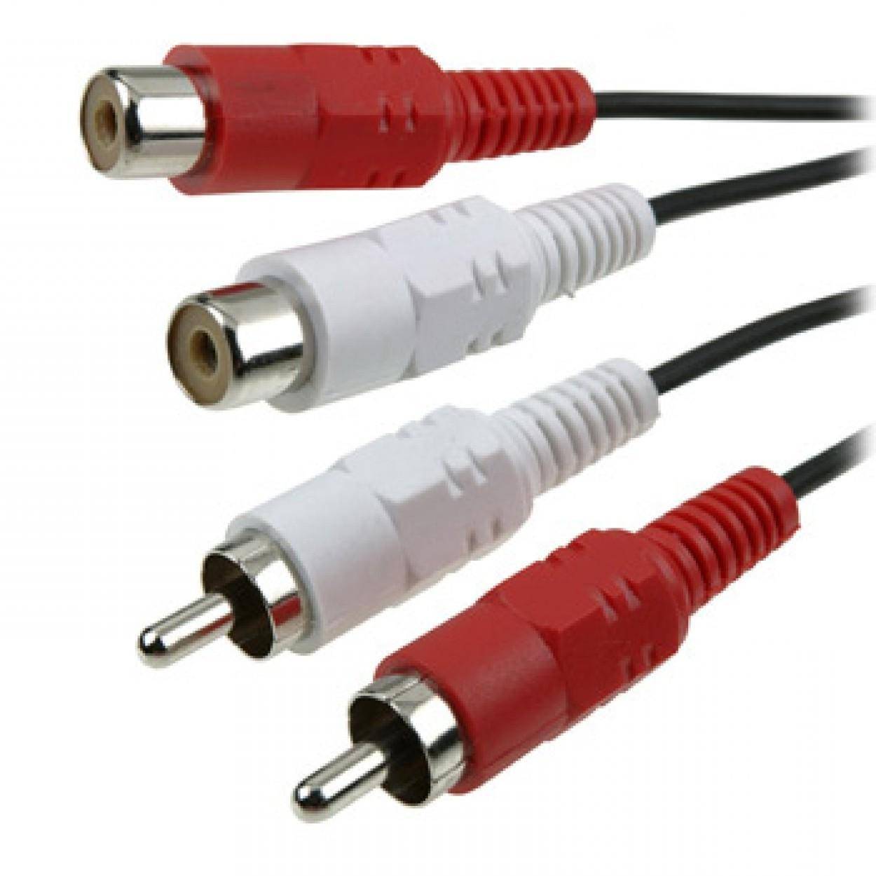 Goobay AVK 125-1000 - Video-/Audioverlängerungskabel