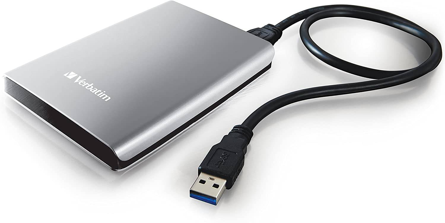 Verbatim Store 'n' Go 1TB Externe Festplatte 6.35cm (2.5 Zoll) USB-A (USB 3.2 Gen 1) Silber 53071