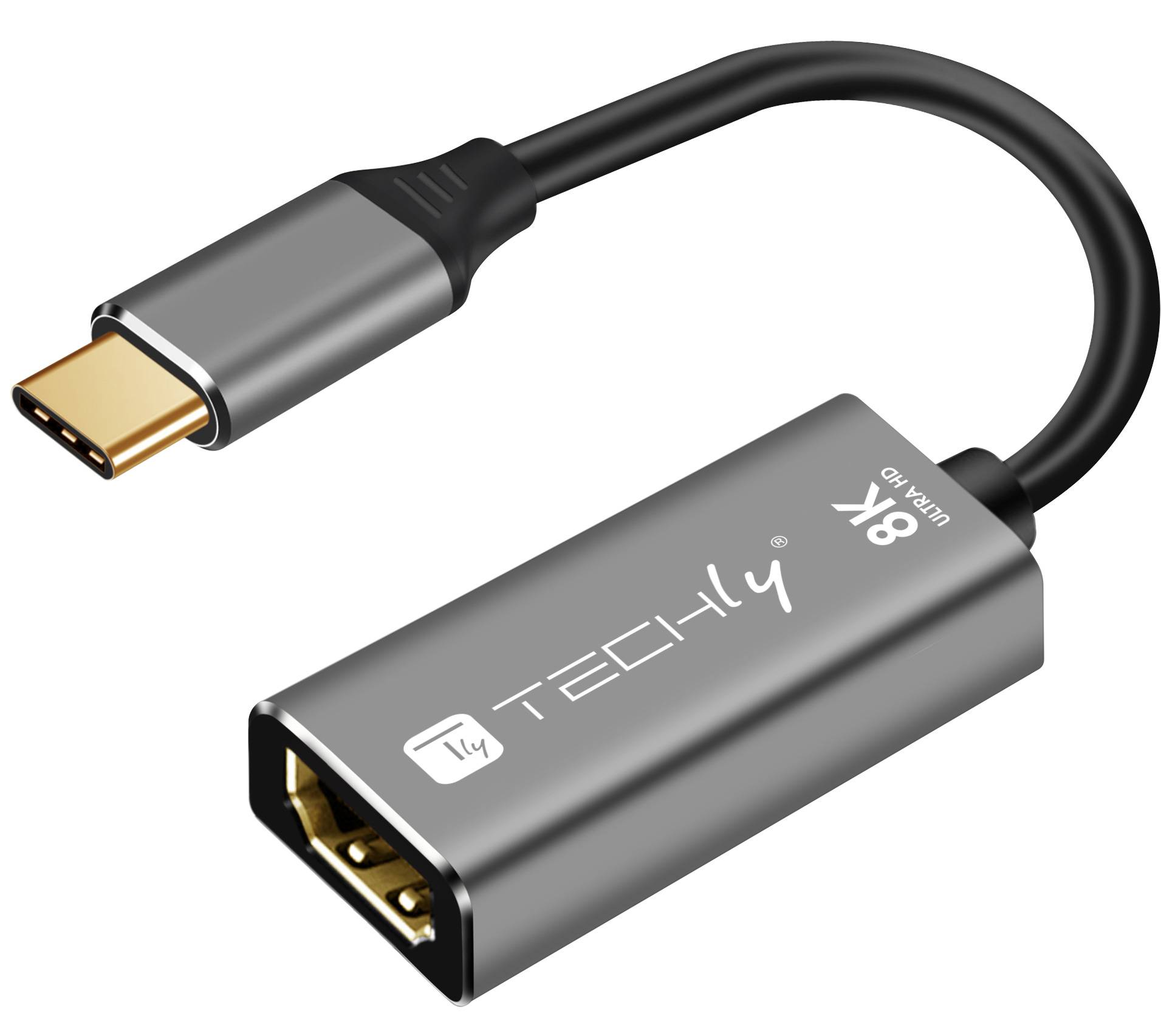Techly Adapter Usb-C auf HDMI 2.1 IADAP-USBC-HDMI8 - Adapter - Digital/Daten