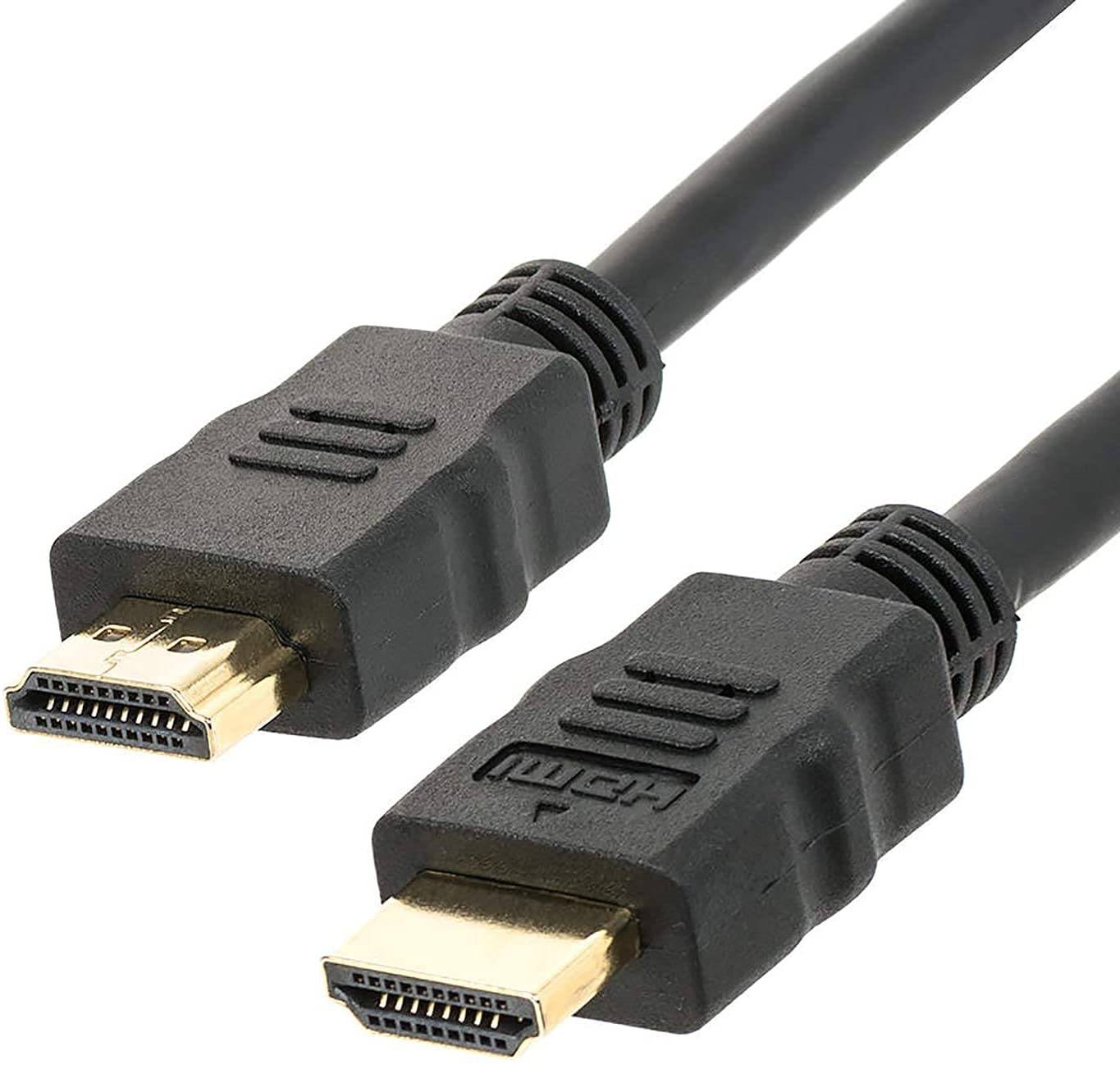 TECHly - Highspeed - HDMI-Kabel mit Ethernet - HDMI männlich zu HDMI männlich - 7.5 m - Schwarz - bi-direktional, unters