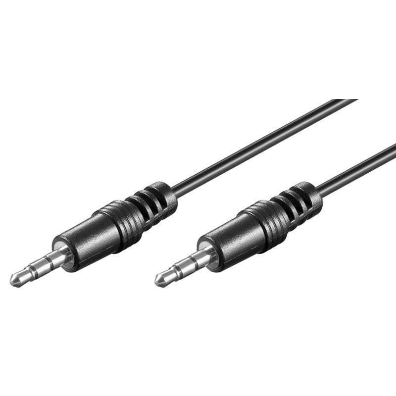 Goobay Audio Verbindungskabel AUX, 3,5 mm Stereo, CU Klinke 3,5 mm Stecker (3-Pin, stereo) > Klinke 3,5 mm Stecker (3-Pi