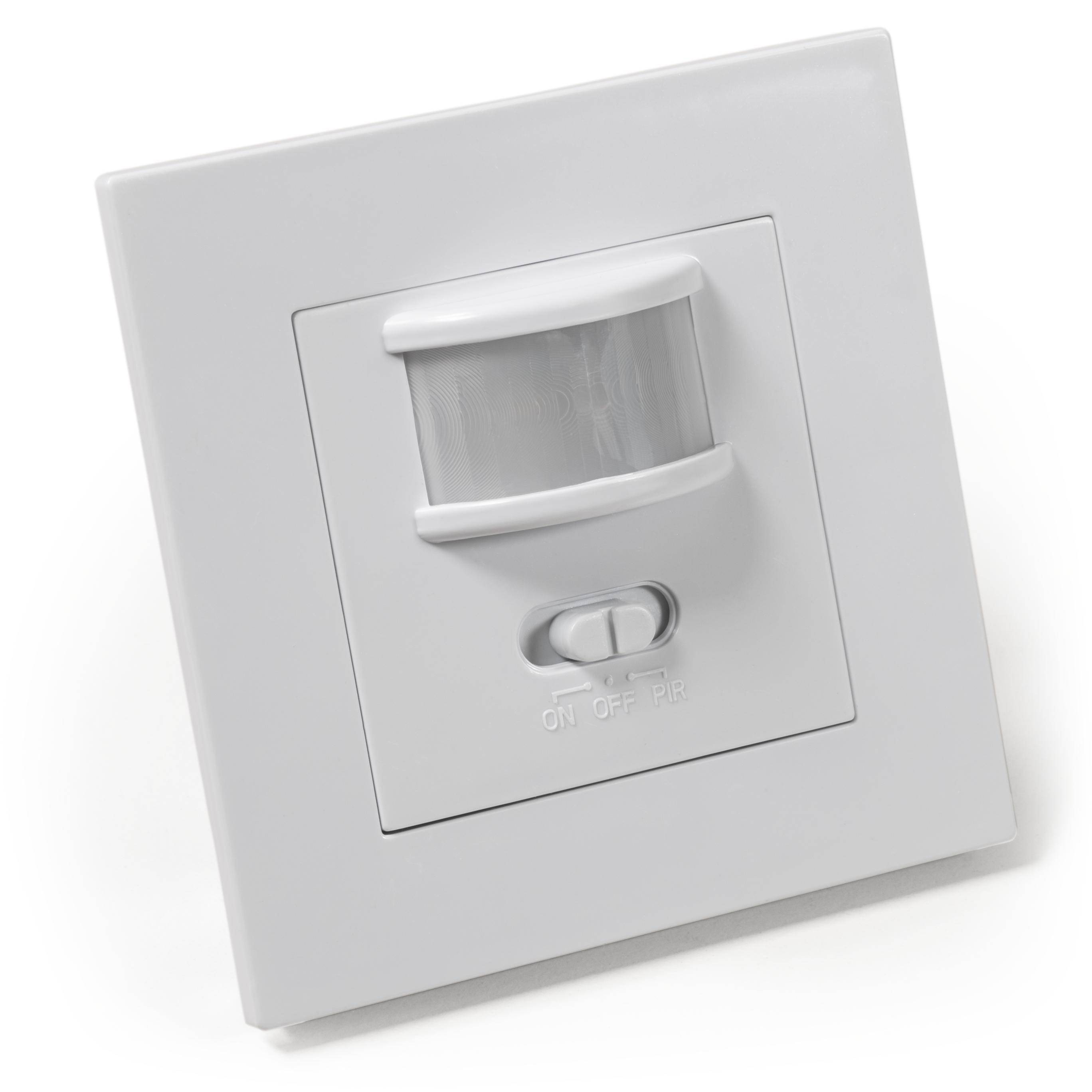 Unterputz IR Bewegungsmelder McShine "LX-23" 160°, 500W, LED geeignet, weiß