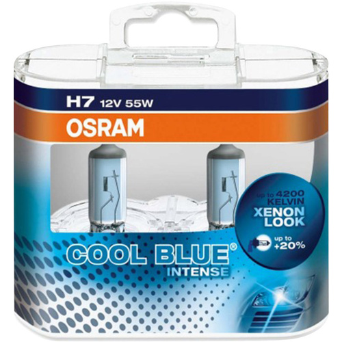 Osram Auto 64210CBI Halogen Leuchtmittel COOL BLUE® INTENSE H7 55 W 12 V