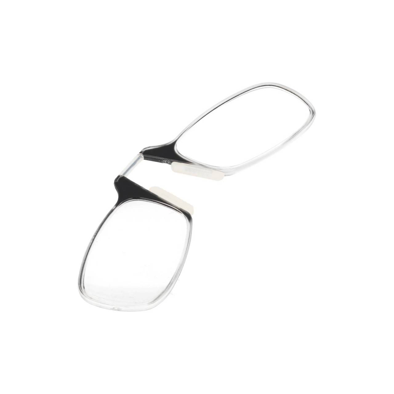 Flexi Zweitlesebrille als ideale Lesehilfe für unterwegs, ultraflach und flexibel, mit Klebepad zum Befestigen am...