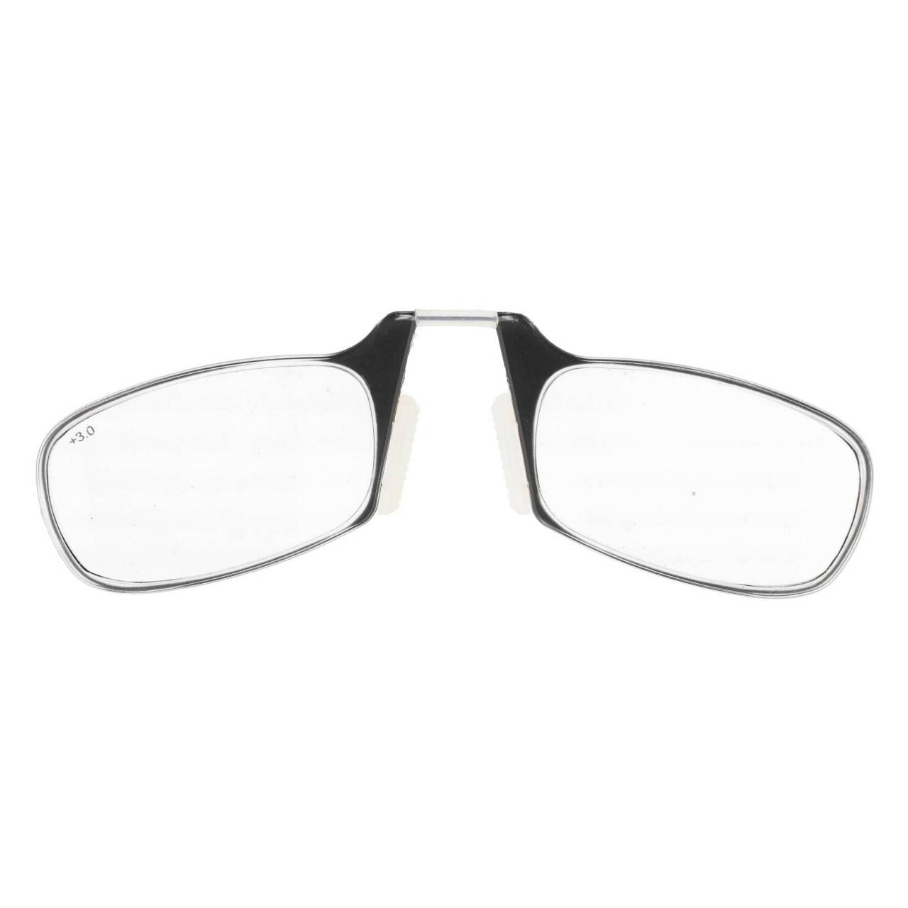 Flexi Zweitlesebrille als ideale Lesehilfe für unterwegs, ultraflach und flexibel, mit Klebepad zum Befestigen am...