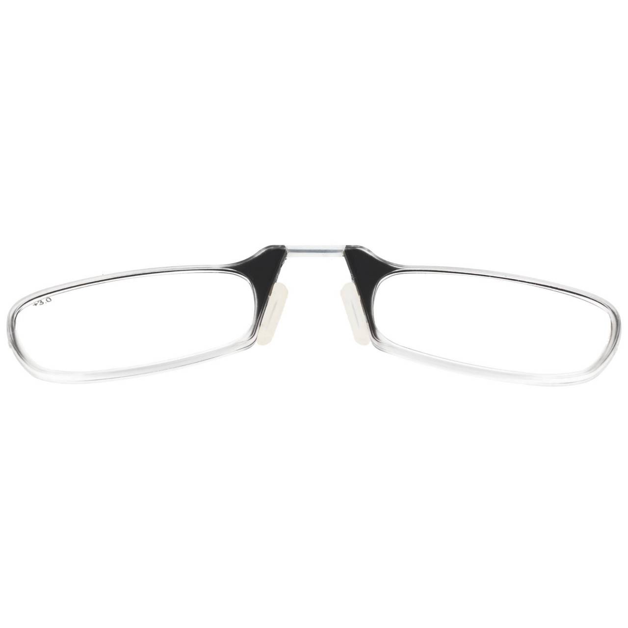Flexi Zweitlesebrille als ideale Lesehilfe für unterwegs, ultraflach und flexibel, mit Klebepad zum Befestigen am...