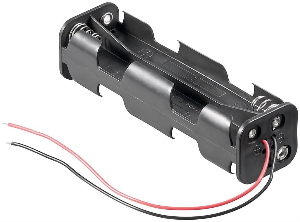 Goobay 8x AA (Mignon) Batteriehalter lose Kabelenden