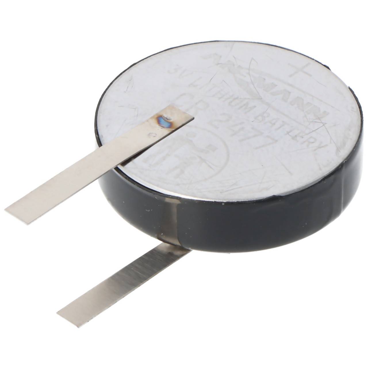 CR2477 Lithium Batterie mit Lötfahne in U-Form