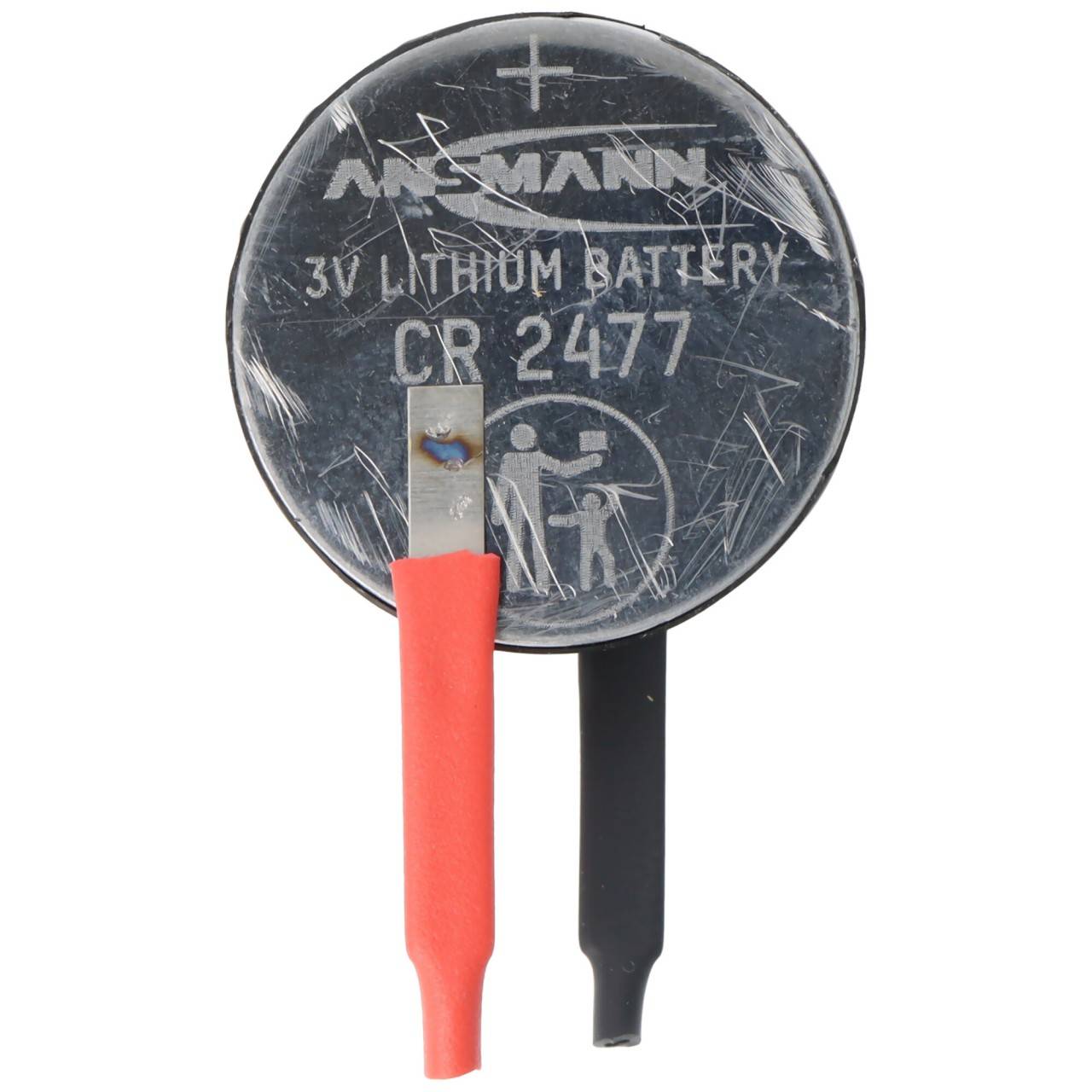 CR2477 Lithium Batterie mit Lötfahne in U-Form